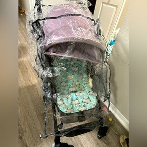 ACCESSORIES for Stroller (Universal Fit) - Interior Cushion, RainCover, AttachGO